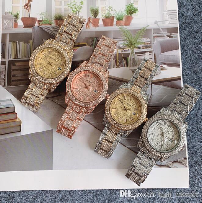 

Rolexwatch Top Quality Famous Brand Watch watches luxury fashion black dial calendar men women quartz watch, Blue;white