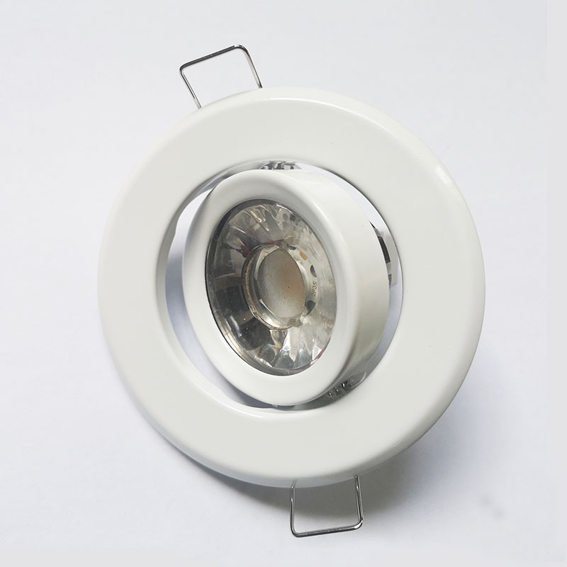 

MR16/GU10 downlight ceiling lamp holder decorative spotlight panel bracket assembly surface ring embedded shell frame