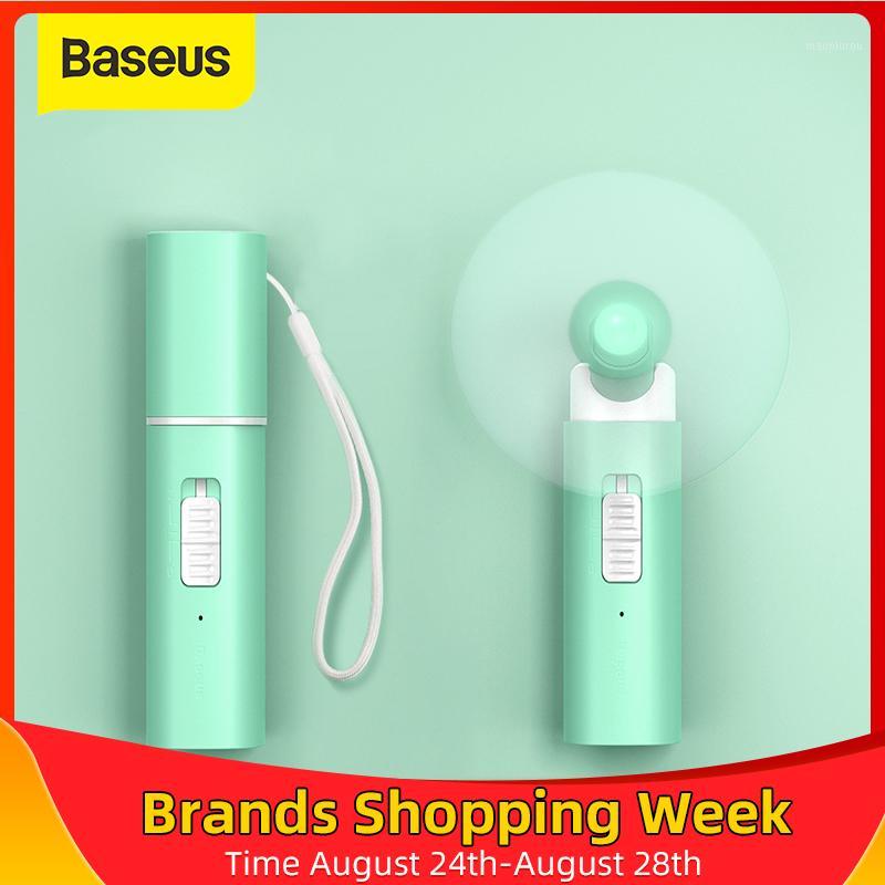 

Baseus Mini Fold Fans Portable Hold Small Fans USB Rechargable Power bank 2in1 Low Noise Desktop Electric Fan Outdoor1