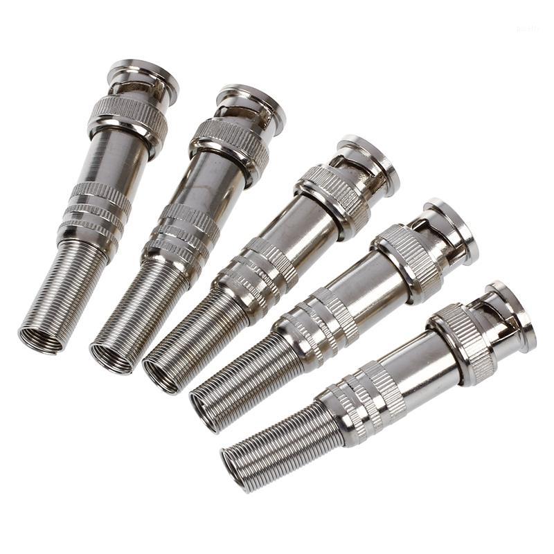 

5pcs Solder Less Twist Spring BNC Connector Jack for Coaxial RG59 CCTV Camera1