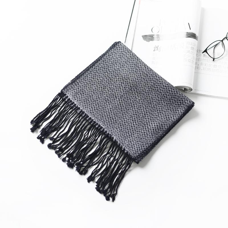 

Antelope Morning Wool Scarf Men's and Women's General 190/28 cm Large herringbone shawl