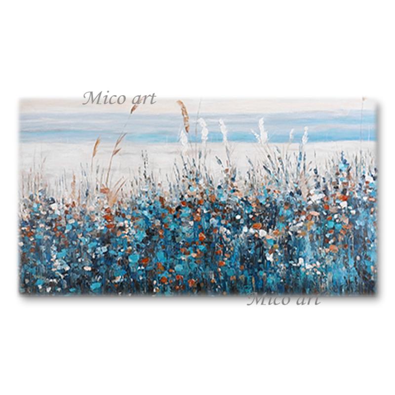 

Outdoor Landscape Wall Decor Picture Art Abstract Knife Scenery Texture Oil Painting Canvas Wall Art Unframed Cheap Artwork