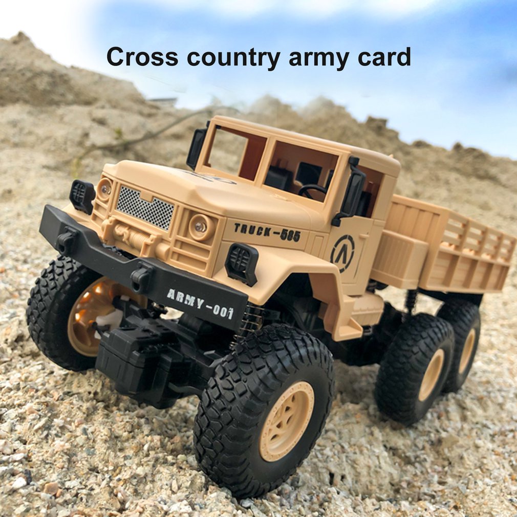 

1:16 High Speed RC Car Truck 2.4G Six-wheel Remote Control Off-road Climbing Vehicle Model Toy for Kids Birthday Gift
