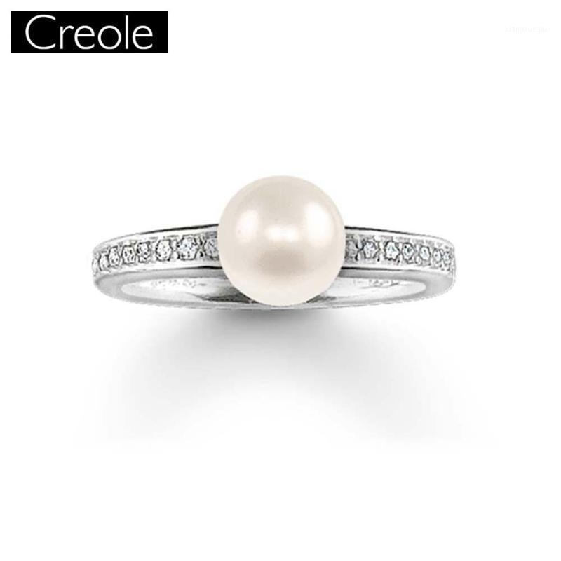 

Cluster Rings Pearl 925 Sterling Silver Trendy Gift For Women, Europe Style Glam Fashion Eternity Jewelry Wholesale, Golden;silver