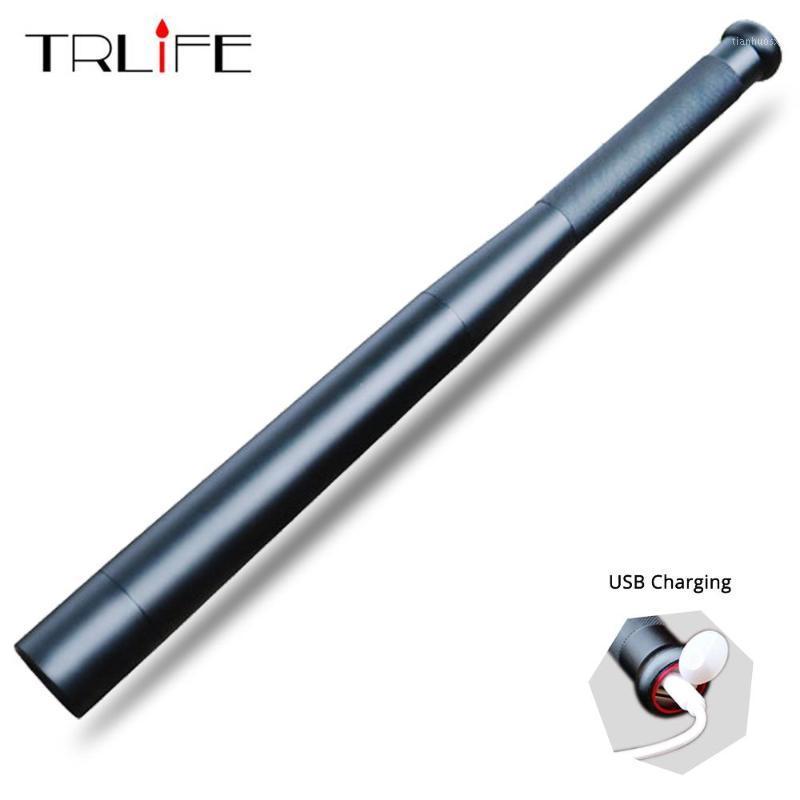 

USB charger Baseball Bat LED T6 Built-in 18650 Self Defense 8000LM Flash light Safety Equipment for camping1