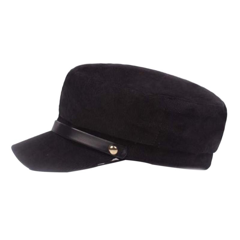 

Winter Hats Women Winter Cap Wool Hat Female Button Baseball Cap Sun Visor Hat Black Fall, Wine red