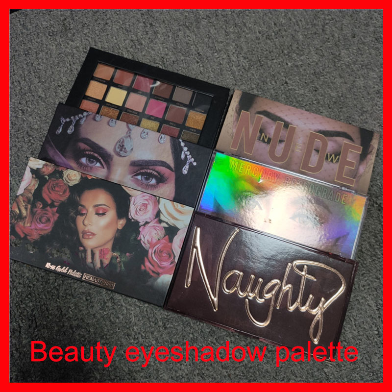 

beauty eye shadow makeup palettes Rose gold Naughty NUDE 18 colors eyeshadow palette matte shimmer Mercury paletes desert duskdesert