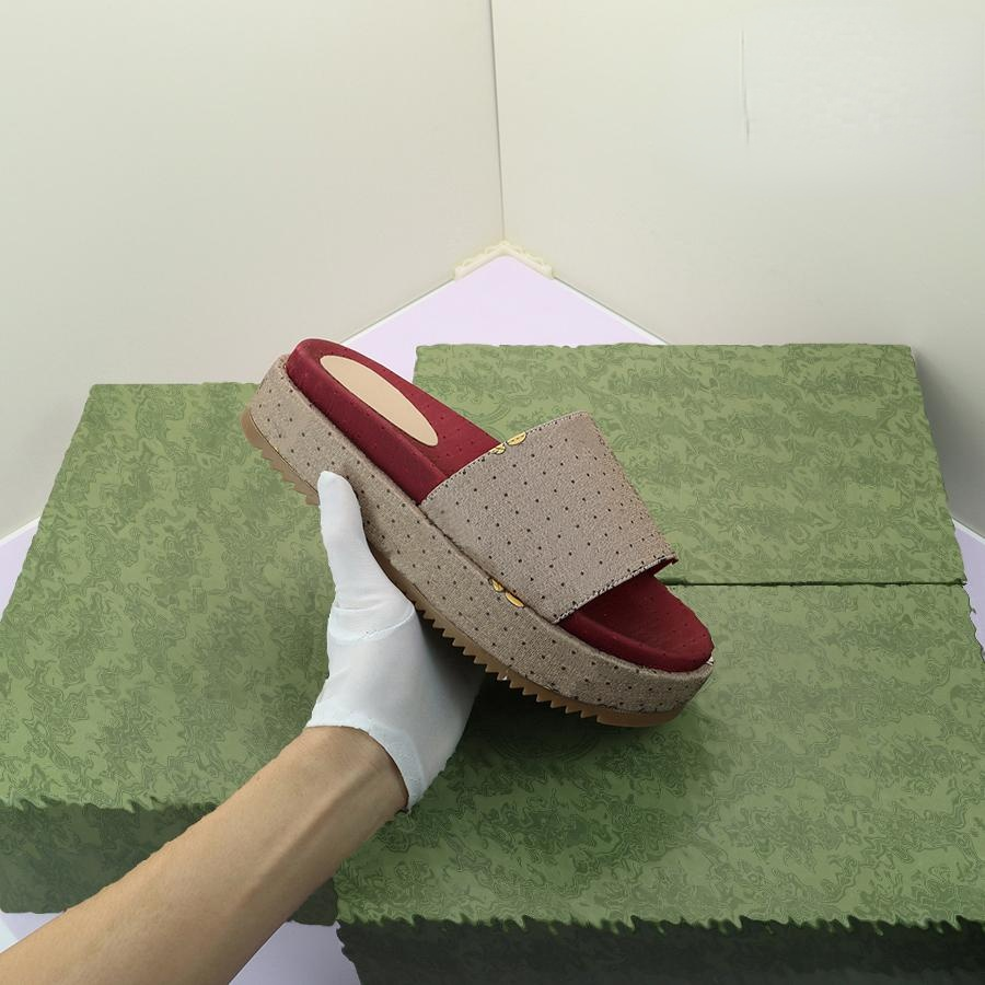

Lady Slipper Thick Bottom Shoes Luxury Designer Slides Sandals Beach Slide High Quality Fashion Scuffs Slippers Genuine Platform dssdfs, #9
