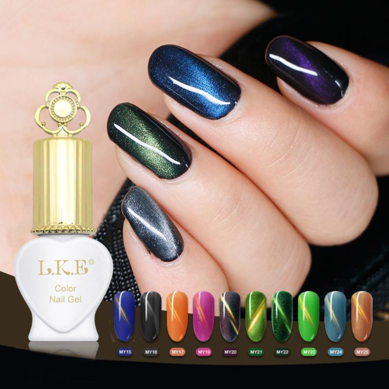 

LKE 8ML New Nail Gel 9D Cat Eyes Magnetic Gel Polish Art Design Manicure Soak Off Enamel UV Nail Polish Lacquer Varnish, A10