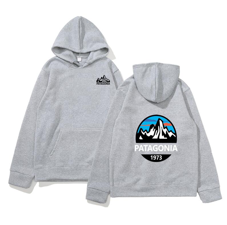 

Fashion Sweatshirt Mens Patagonia Hoodies Designer Hooded Mountain Long Sleeved Sweater, Black