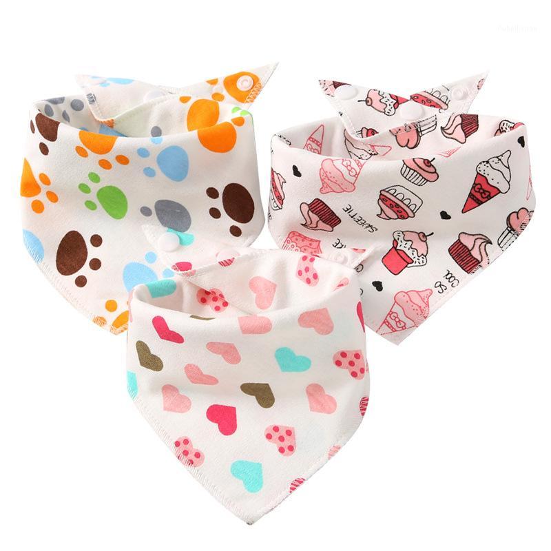 

Baby Bibs Waterproof Triangle Cotton Cartoon Child Baberos Bandana Bibs Babador Dribble Newborn Slabber Absorbent Cloth1, 40