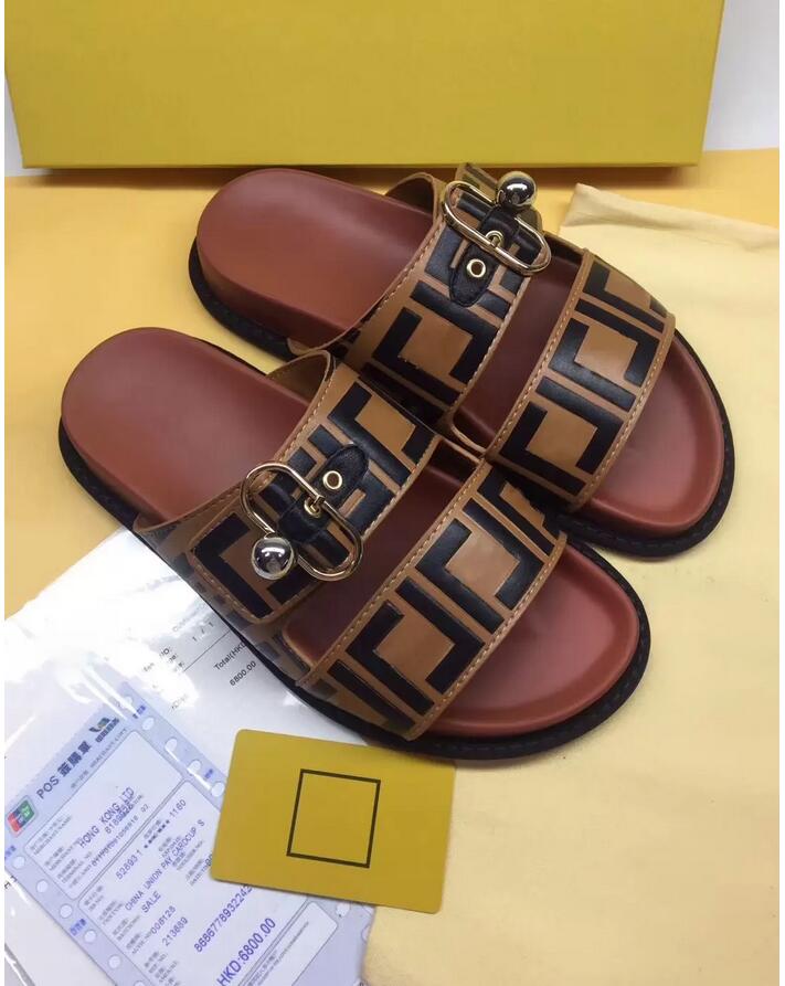 

2022 Summer luxury g Sandals Designer women Flip flops Slipper Fashion Genuine Leather slides Metal Chain Ladies Casual shoes