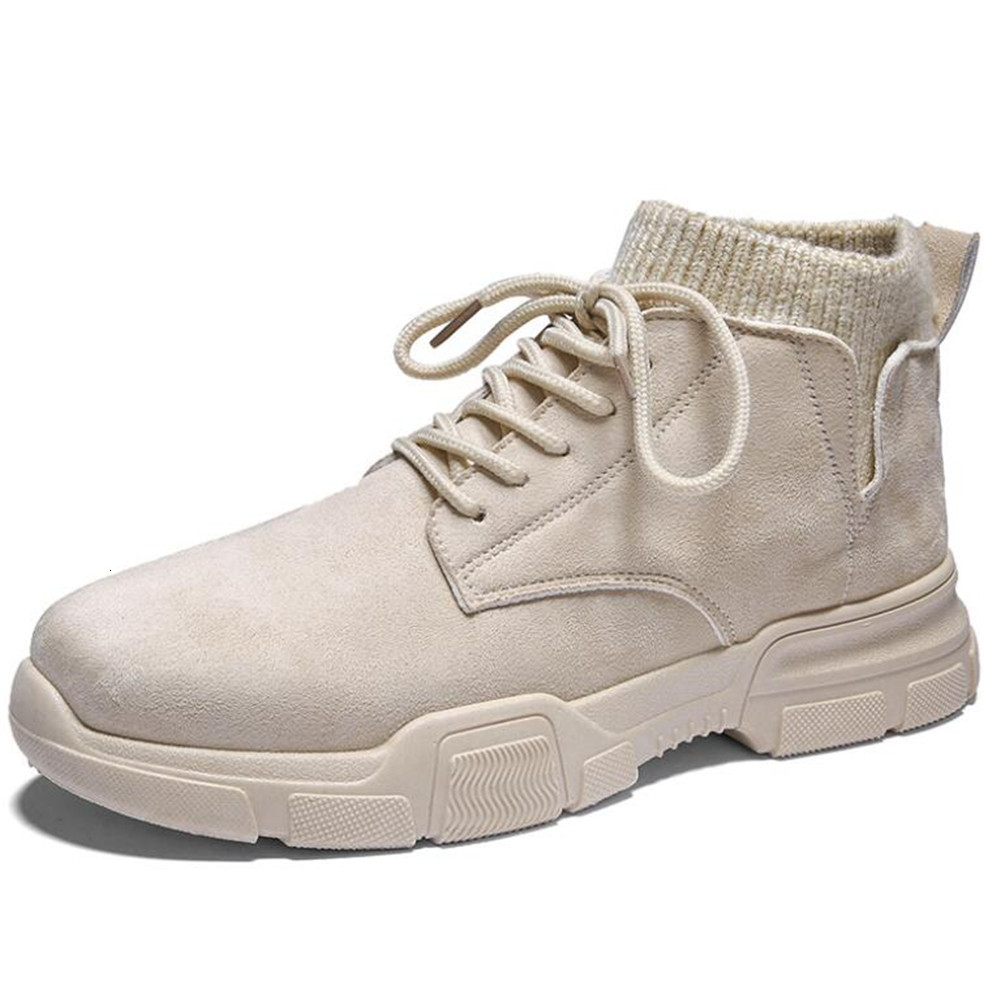 

New Winter Riding Comfortable Mid-high Anti-slip and Casual Socks Working Shoes Made with Men's Boots N9m9, 06 plus velvet