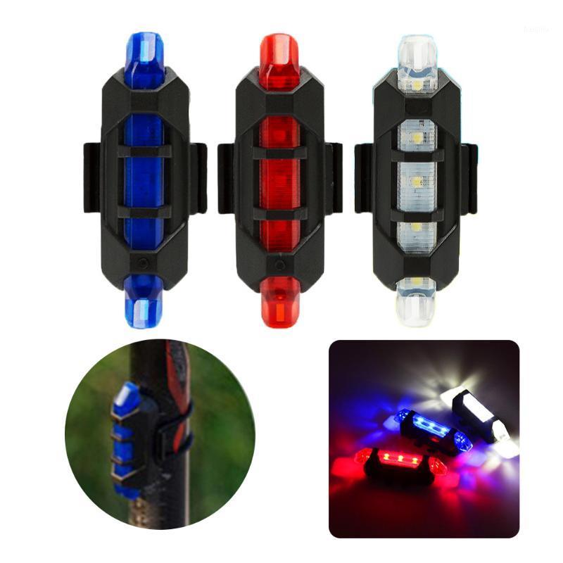 

Waterproof 5 LED MTB Bike Bicycle Rear Tail Light RED Lamp 4 Mode USB Recharge Bicycle Lights Accessories1