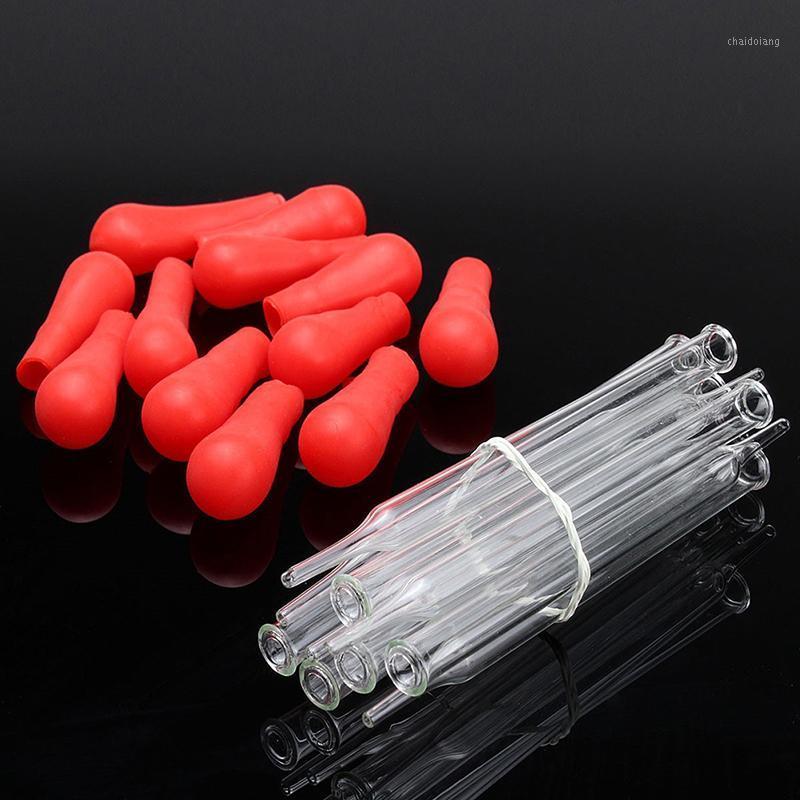 

10pcs 10ml Rubber Head Glass Dropper Lab Dropper Pipette Glass Experiment Pipette Transfer Lab Supplie1