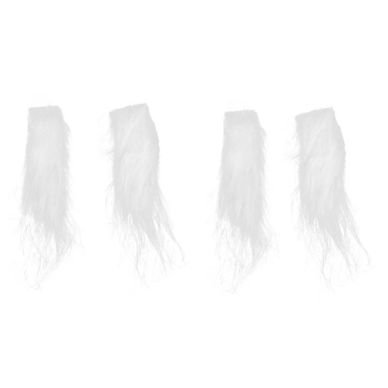 

2 Pairs Durable Vivid Reusable Light Creative Realistic Santa Eyebrows for Dress Up Christmas Masquerade Kids Party Women Holida