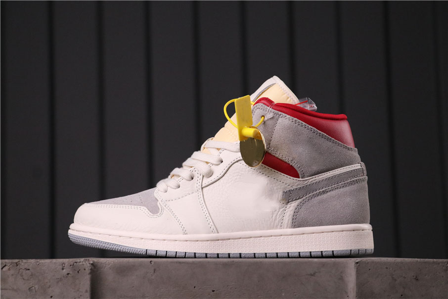 

Joint payment Jumpman 1 Mid Light Smoke Grey Women Man Basketball Shoes Off Union 1s white Fashion Trainers With Box