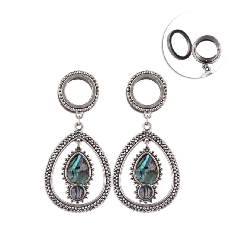 

A Pair of 6mm Puncture Jewelry Crossed-border Stud Earrings Stainless Steel Earrings for and Ladies