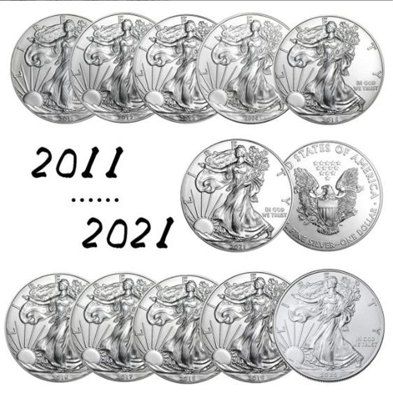 

U.S. statue of liberty 2011-2021 Eagle Coin commemorative stamp foreign currency