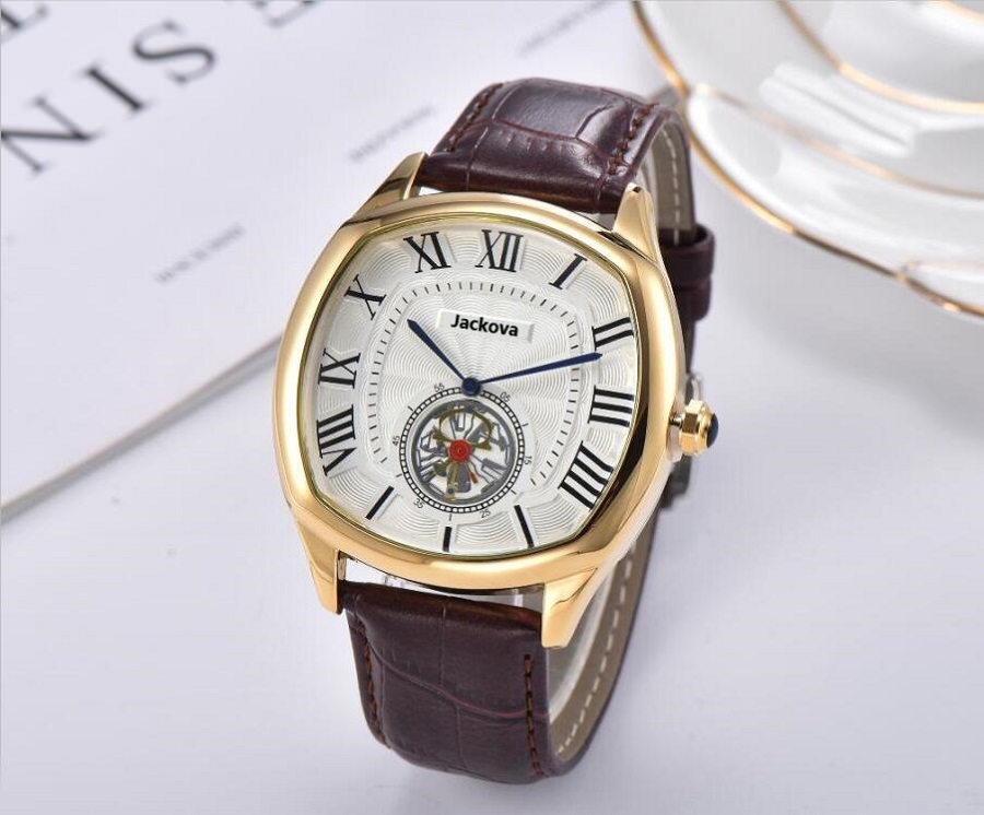 

All dials working Stopwatch Men Famous Designer Watch With Calendar Leather Strap Top Brand Quartz Wristwatch for men High Quality Best Gift, As pic