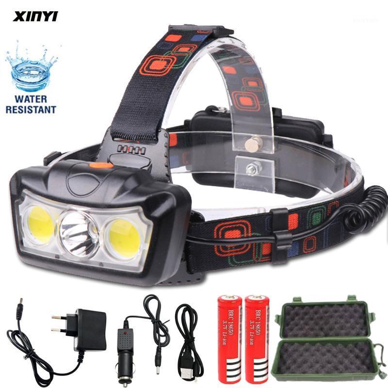 

30000LM LED Headlamp T6+2*COB LED Headlight Head Lamp Torch Lanterna head light Use 2*18650 batteryDropshipping1