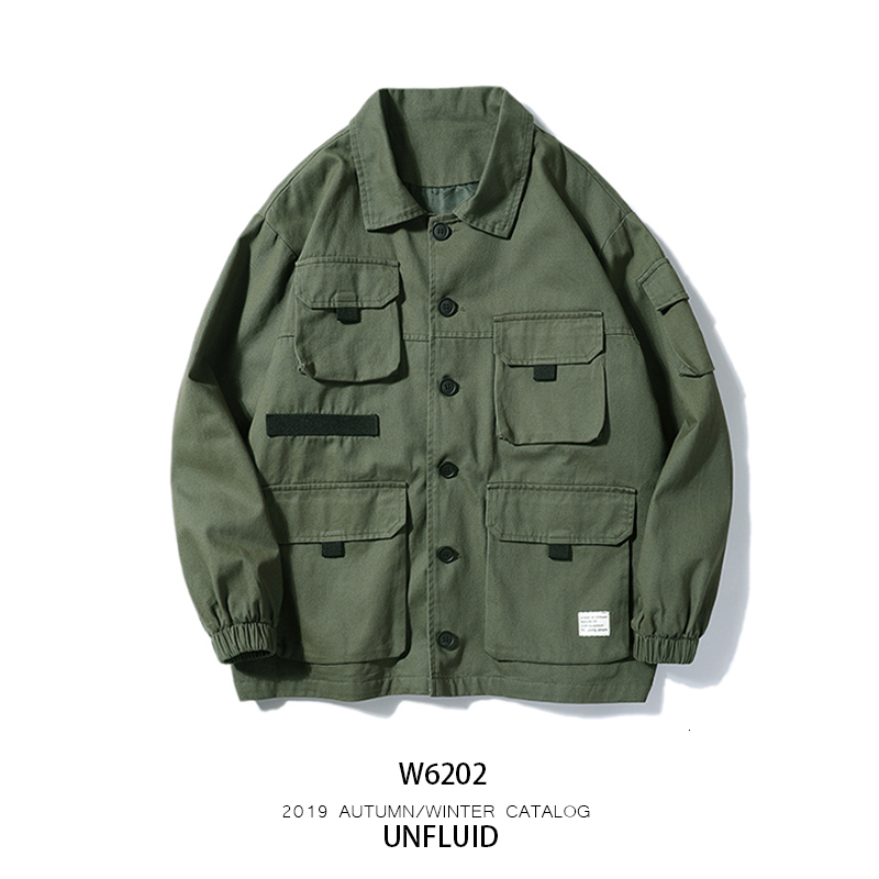 

Men's Autumn 2021 Thin New Plaided Green Sleeve Long Jacket Young Clothes M0LB, Army green.