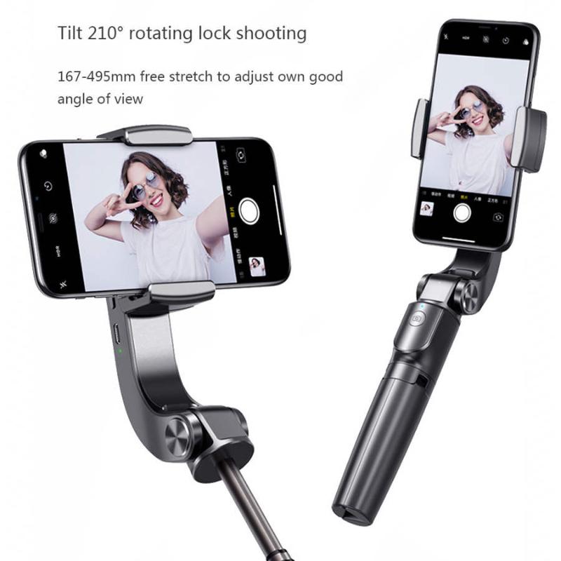 

L08 Selfie Stick Handheld Stabilizer Smartphone Tripod Phone Holder Bluetooth Selfie Remote Control for Android Phones