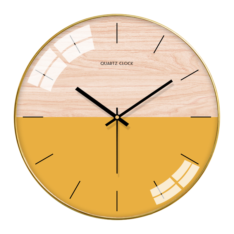 

Nordic Simple Wall Clock Modern Creative Silent Glass Quartz Digital Living Room Wall Clock Duvar Saati Home Decor Clocks DB60WC