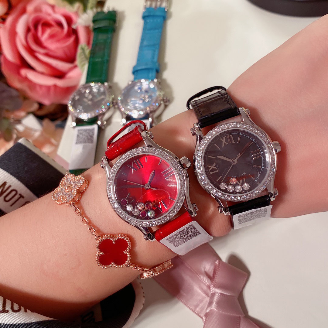 

Women Watches Diamond Watch 30mm Quartz Movement 316L Stainless Steel Strap Watches High Quality Waterproof Watch, Slivery;brown