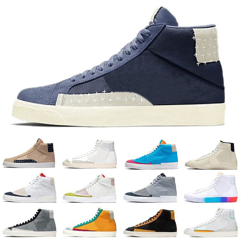 

sacais blazer Casual Shoes mens running shoes sneakers Mystic Navy Varsity Maize Black University Blue Opti Yellow City Pride Hack men women trainers sports shoe, Pay for box