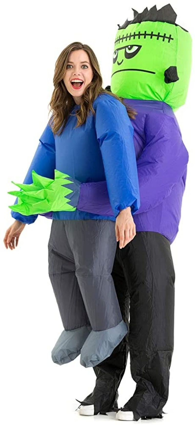 Costumes de mascotte Costumes d'Halloween et de Pâques Bavoirs gonflables Jouets de costume pouvant être portés par les garçons et les filles adu