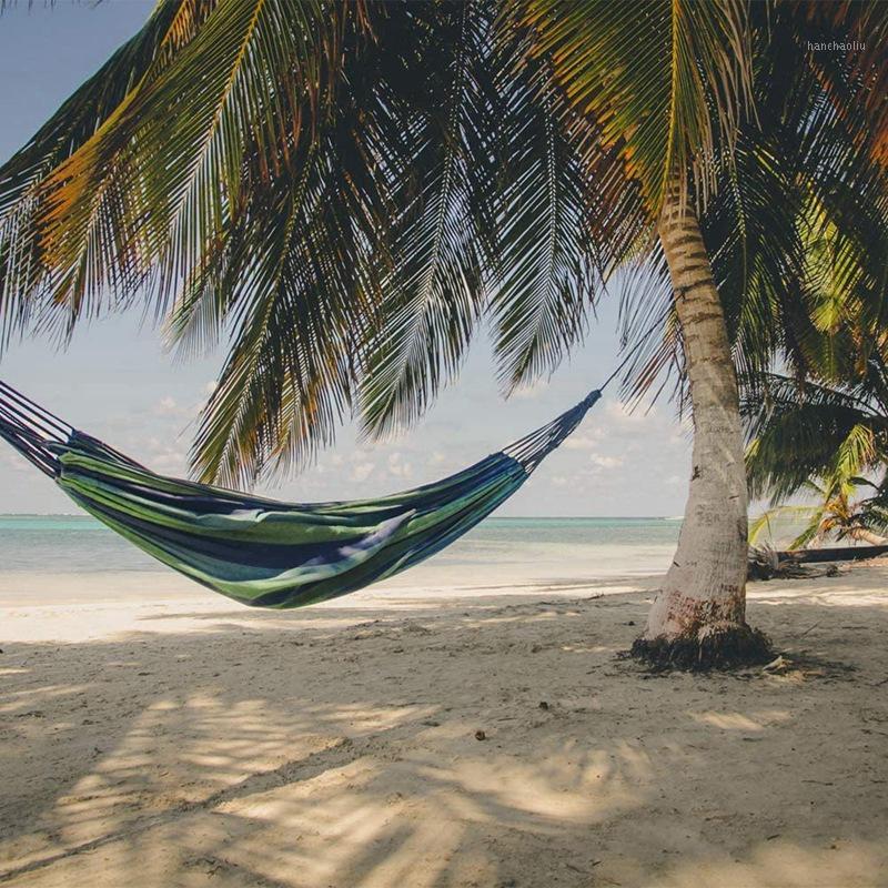 

Double Bed Hammock 2 Person Outdoor Leisure Bed Travel Camping Hanging Hammock Swing Lazy Chair Sleeping Swing1