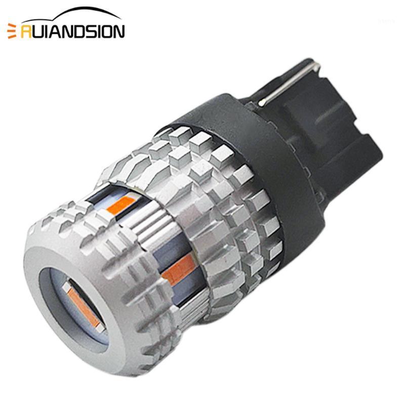 

1pcs 7440 car led bulb Canbus Auto taillight brake light 10-30V Non-polarity turn signal lamp waterproof White Red Amber yellow1, As pic