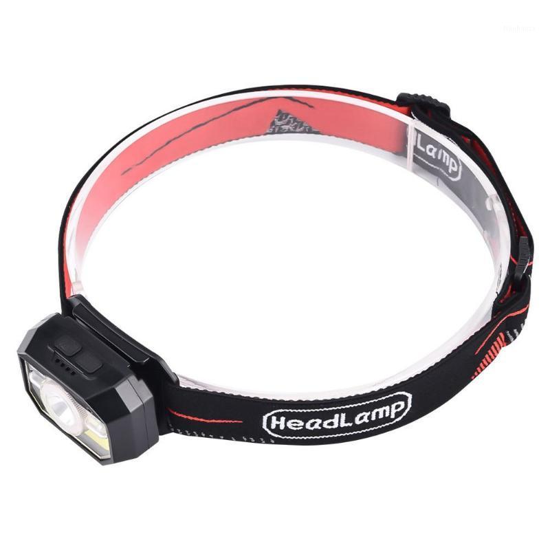 

LED Glare Head-Mounted USB Charging Night Running Small Headlight ABS Camping Teaching Hunting1