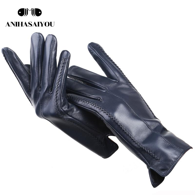 

2020 fashion new women's gloves,sheepskin women's winter gloves,multiple colors leather gloves High grade gloves-2226C