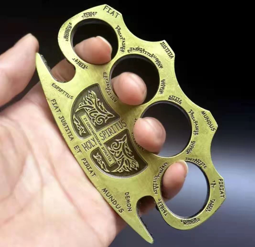 

Designer luxury detective brass joint dust collector gold silver powerful damage safety equipment self-defense tool high quality15