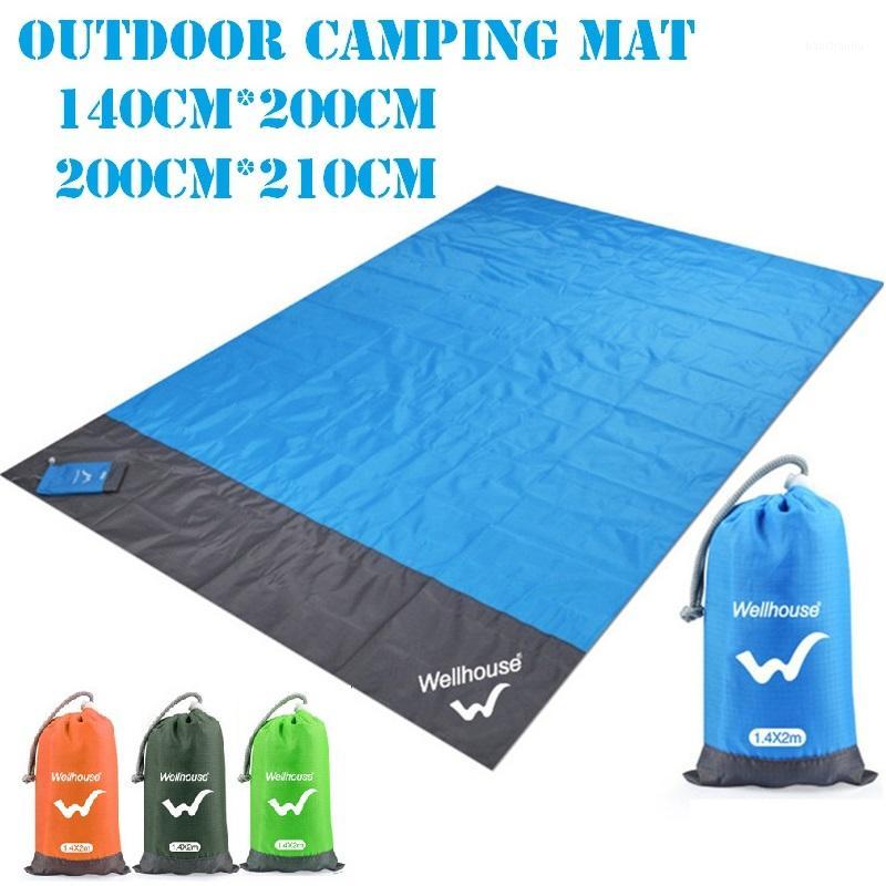 

Leisure Camping & Hiking Camping Mat 1.4M * 2M / 2-3 People 2M*2.1M / 3-6 People Portable Waterproof Outdoor Beach Mat1