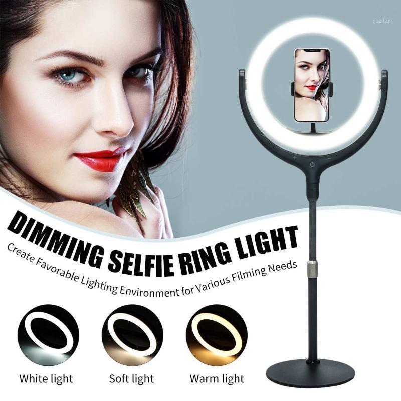 

12 "LED Dimmable Selfie Ring Light Makeup Studio USB Camera Phone Ring Lamp Photography Stand Tripods For Makeup Video Live1