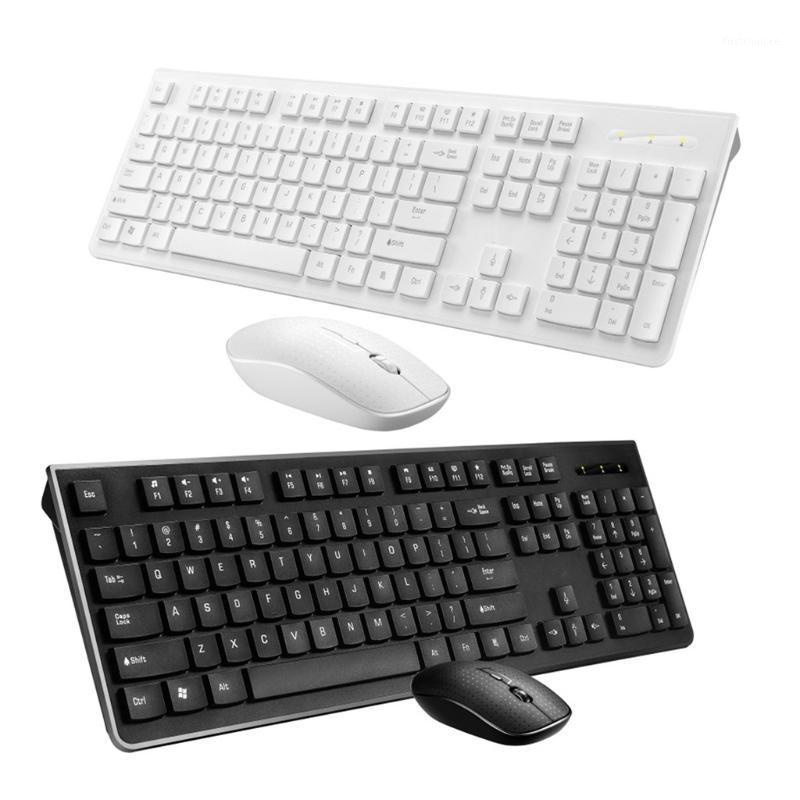 

Rechargeable Wireless Keyboard And Mouse English Standard Keyboard Silent Mouse Ergonomic Mice Slim Set1