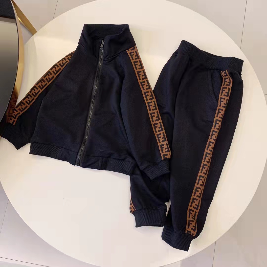 

black boy spring sport clothe set 90-140 cm baby girl toddler designer summer outfits hoodie+pants 2022 child outfits, Customize