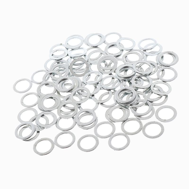 

100X Skateboard Bearings Washers Longboard Skateboard Ring Skateboarding Hardware Accessories, As pic
