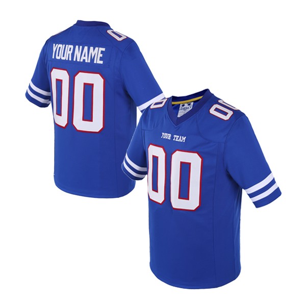 

Custom Blue Buffalo Style Football stitched Jersey personalized any name any number mens women youth jerseys, Aqua