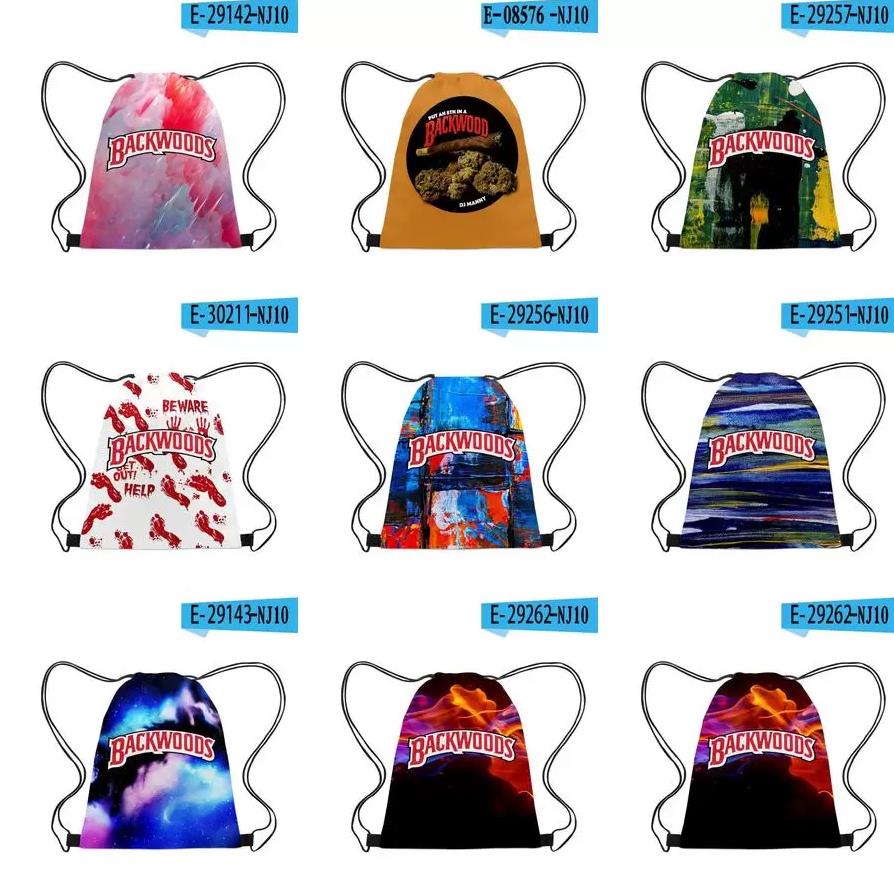 Outdoor Bags Sports & Outdoors Dstring Backpacks Backwoods Quick Aess Zipper Pocket Cinch Sack Cooler Pack Prefect For Work School Dstrings, Customize