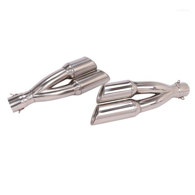 

Motorcycle Exhaust System Modified Dual-Port Pipe Muffler Left And Right Side With DB Killer Escape Moto1