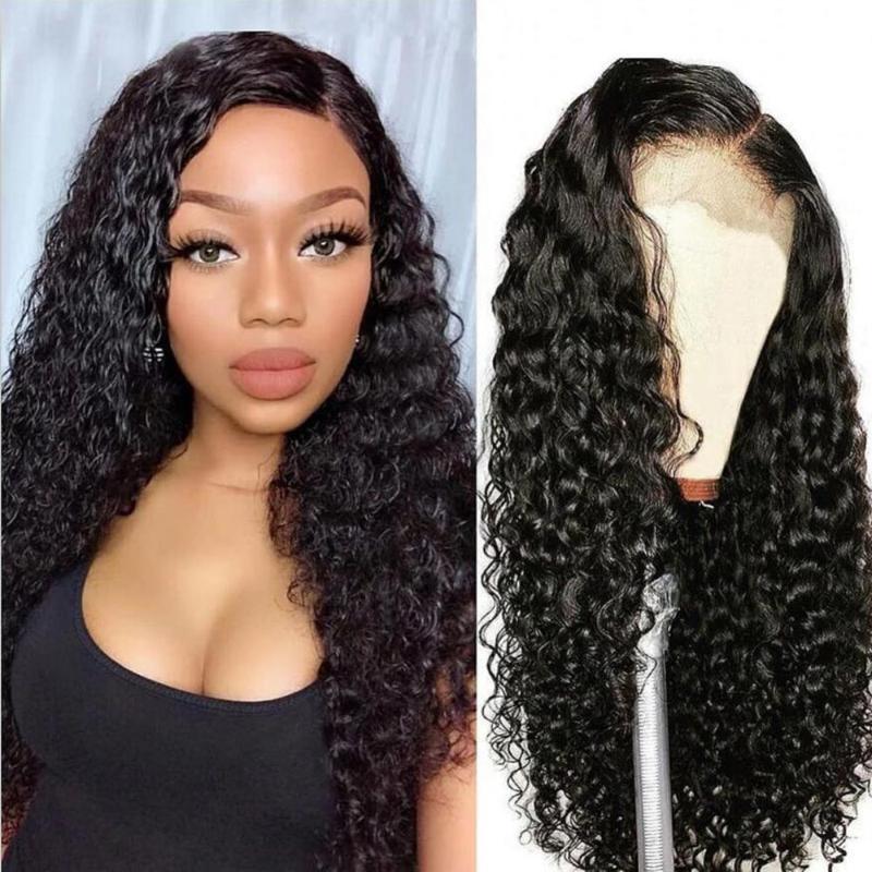 

Arisonhair 13x4/13x6 HD Transparent Lace Front Human Hair Wigs for Black Women Remy Brazilian Kinky Curly 4x4 Lace Closure Wig, As pic