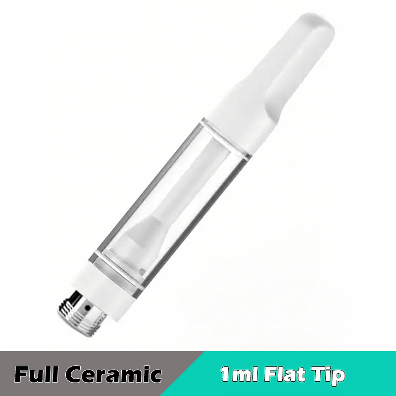

0.5ml full ceramic vape cartridge custom logo ceramic coil 510 disposable cartridge white all ceramic 1ml vape carts