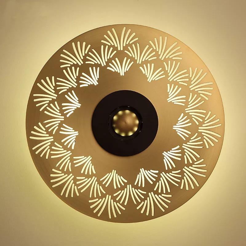

Personality Gold Body Parlor Led Wall Lamps Wall Art Deco Bedroom Bedside Lights Aisle Stair Sconce 220V Surface mount