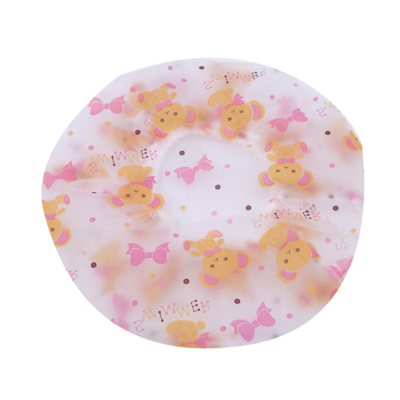 

1Pcs Shower Cap Waterproof High Quality Hair Salon Elastic Thickening Shower Cap Bathroom Products