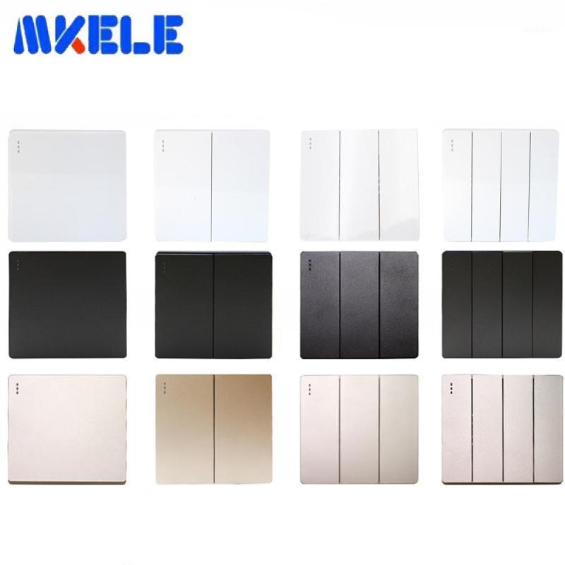 

10A Eu 1/2/3/4/Gang 1/2 Way Wall Switch Push Button Switch Wall Light PC Frame Panel On/Off Lamp1