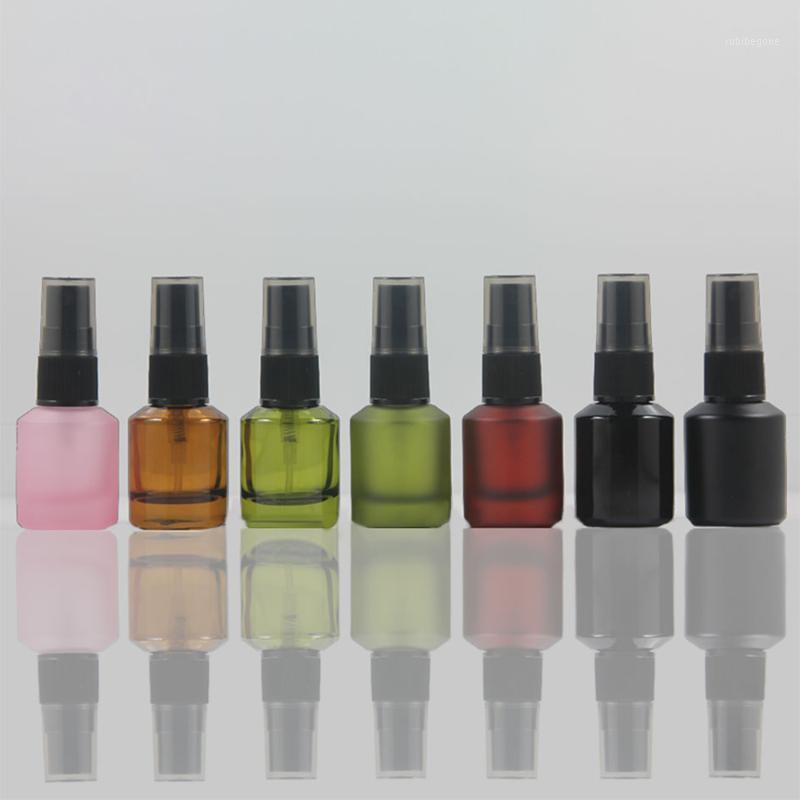 

Glass Multiple Colour 15ml Spray Bottle with Black Plastci Cap1